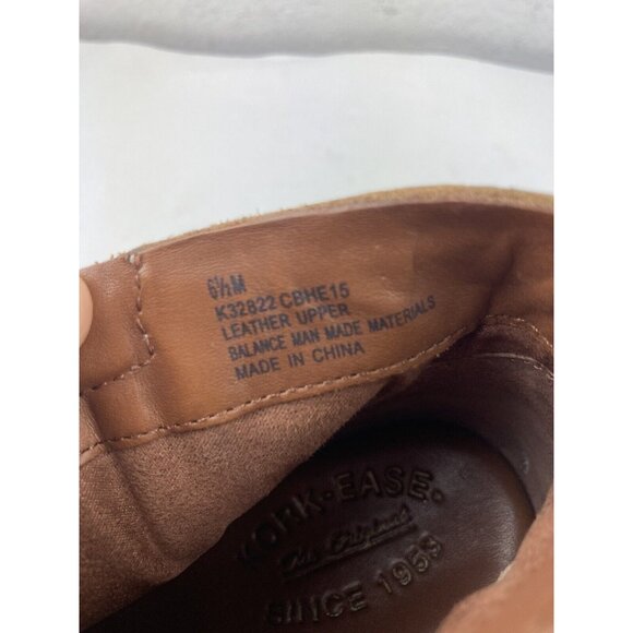 *Kork-Ease Isa Taupe Leather Booties Womens Size 6.5 Moto Buckle Zip Strap Boots - Picture 15 of 16